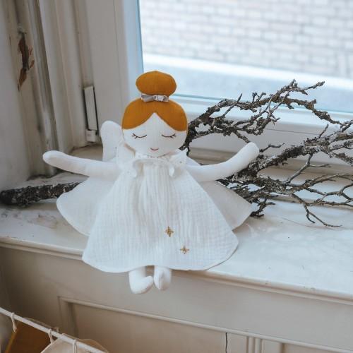 Kikadu | Organic Angel Muslin Doll - 36cms
