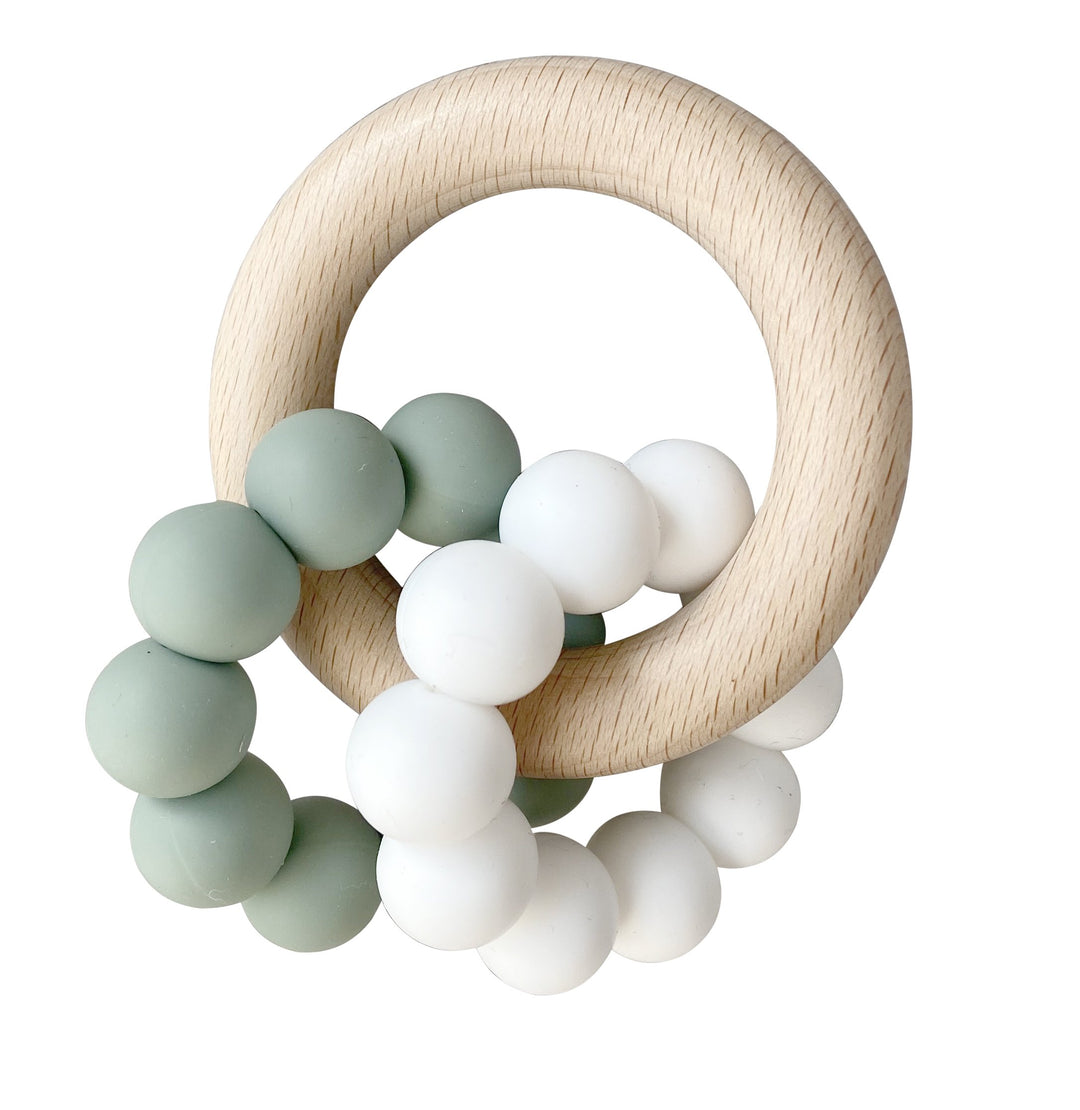 Alimrose-Double-Silicone-Teether-Ring-Baby-Sage-Tutu-Irresistible