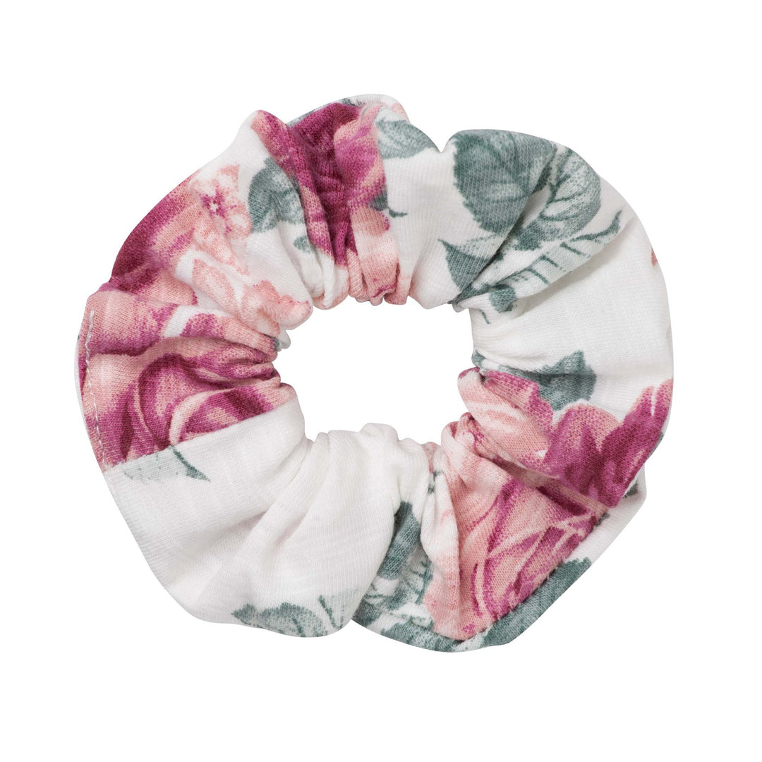 Audrey Floral Scrunchie - Tea Rose