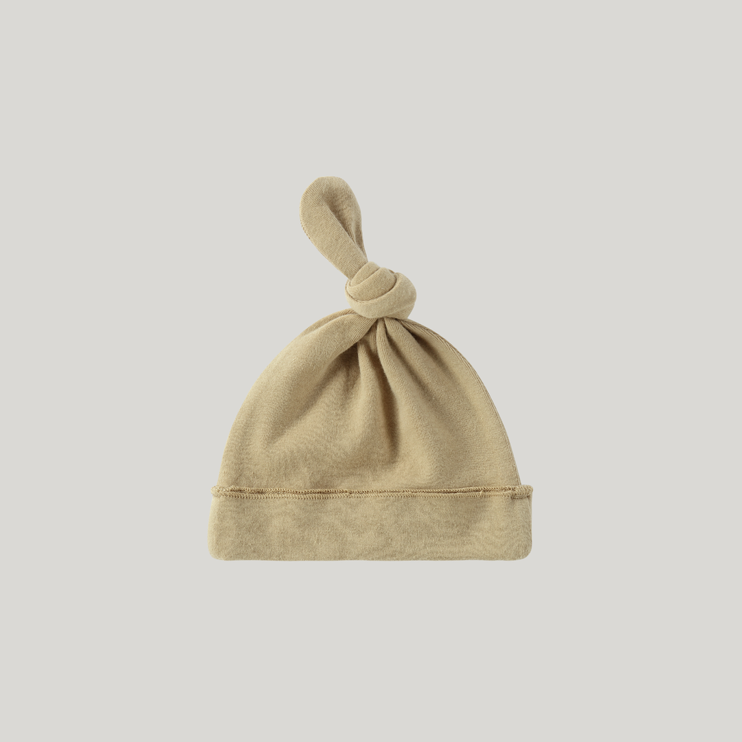 Susukoshi Organic Knotted Hat - Milk Tea