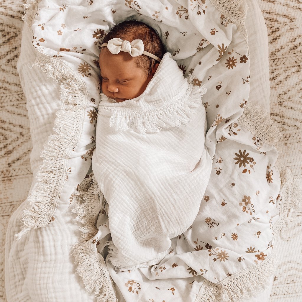 Ziggy Lou Double Gauze Swaddle Flora Tutu Irresistible Boutique