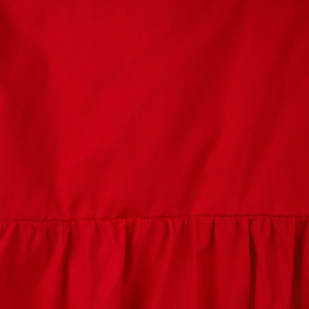 Gracie Tie Back Dress - Red