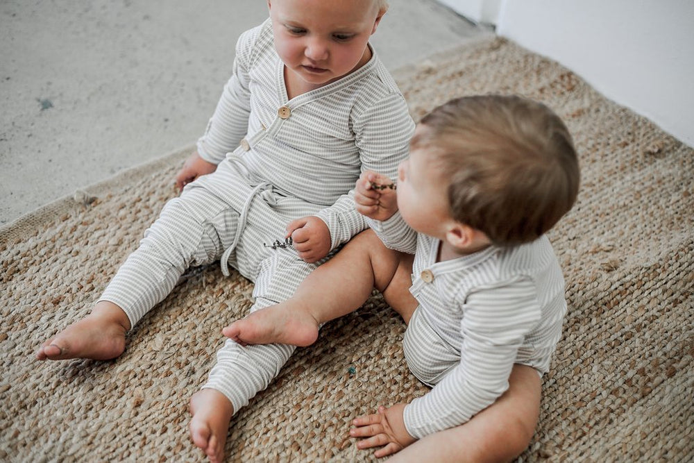Fawn Stripe Harem Pants - Tutu Irresistible Boutique