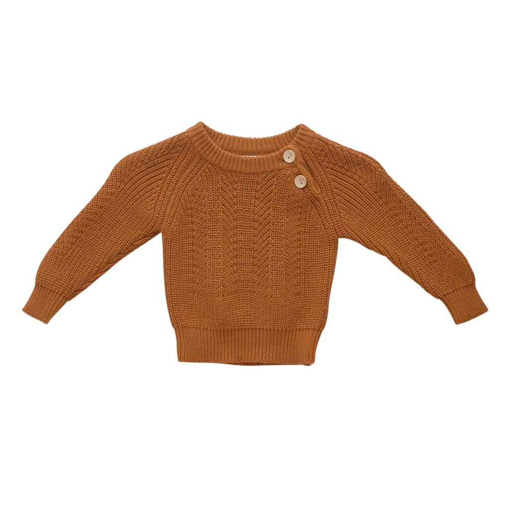 Rust Sweater - Tutu Irresistible Boutique