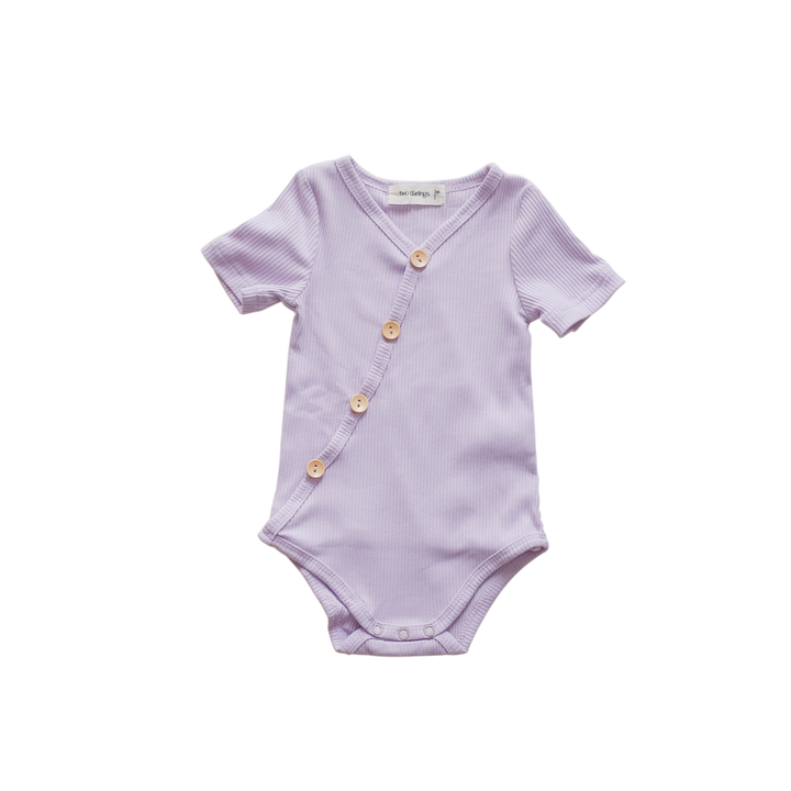 Two Darlings | Lilac Short Sleeve Bodysuit