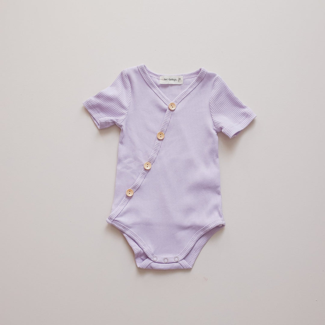 Two Darlings | Lilac Short Sleeve Bodysuit