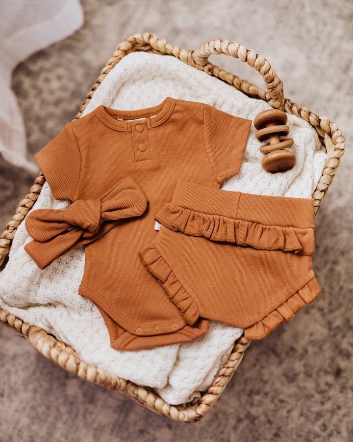 Snuggle Hunny Kids | Chestnut High Waisted Bloomers