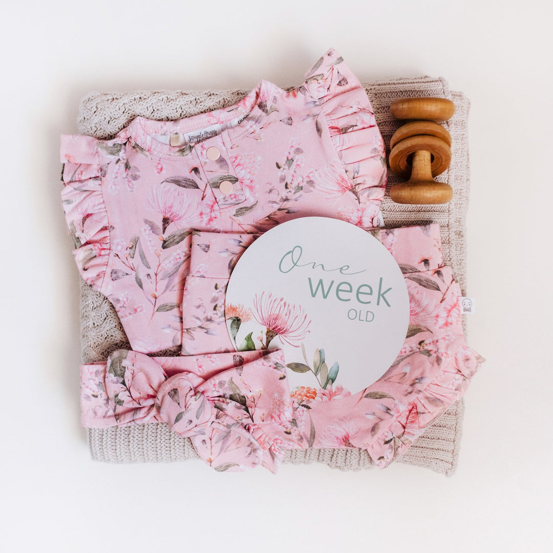 Snuggle Hunny Kids | Pink Wattle High Waisted Bloomers