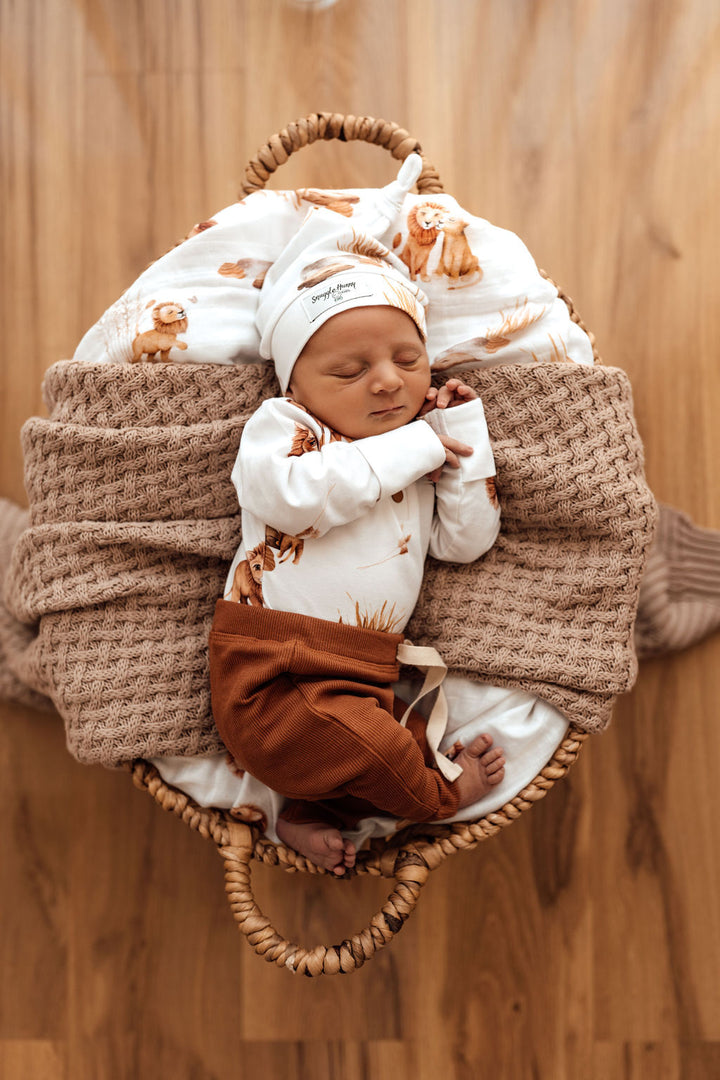 Lion Organic Long Sleeve Bodysuit