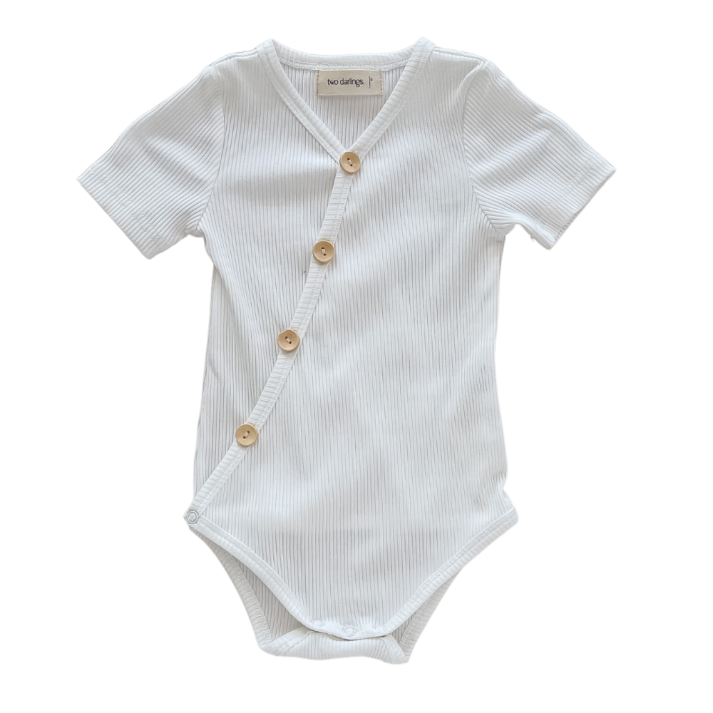 Two Darlings Milk Short Sleeve Bodysuit Tutu Irresistible
