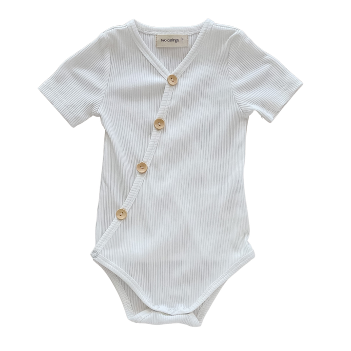 Two Darlings Milk Short Sleeve Bodysuit Tutu Irresistible