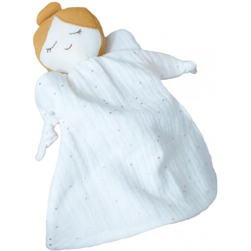 Kikadu | Organic Angel Muslin Comforter Doll