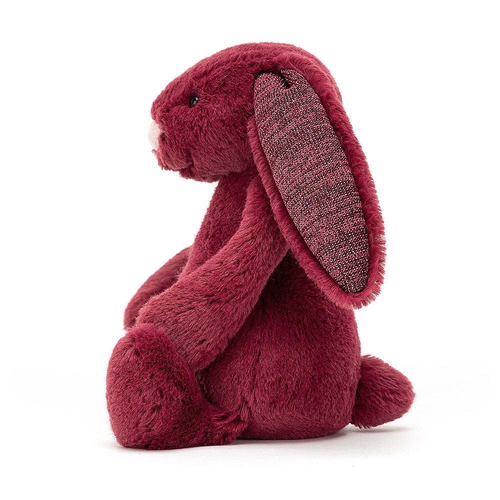 Jellycat | Bashful Bunny - Sparkly Cassis (Small)