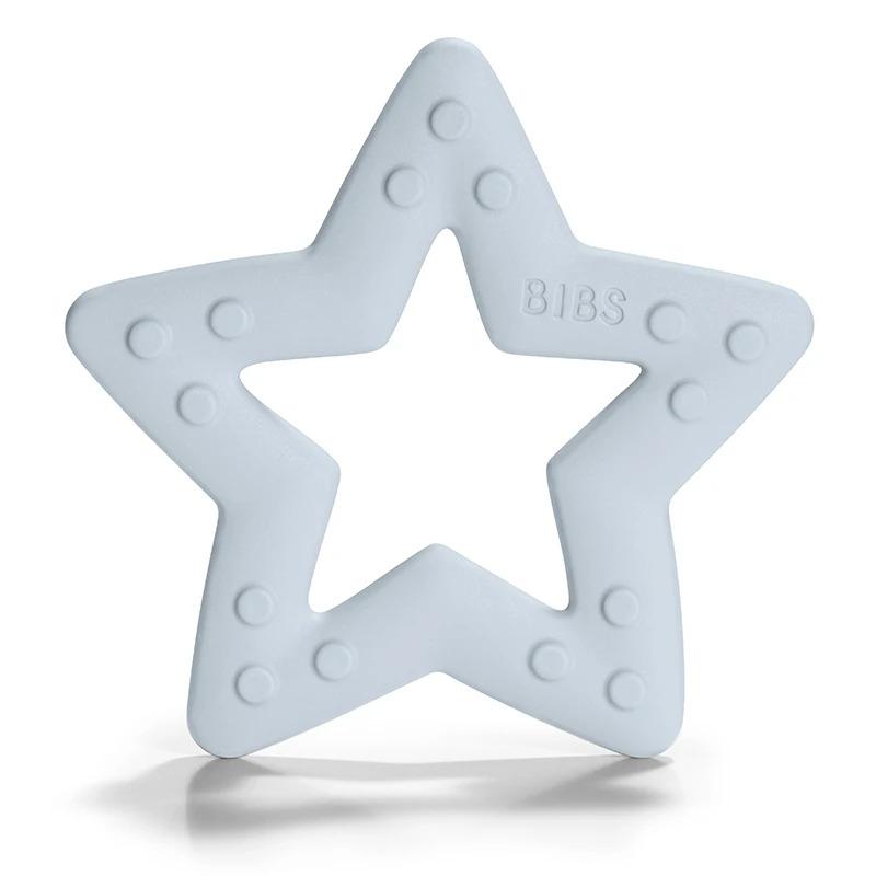 BIBS Baby Bitie Star Teether - Baby Blue