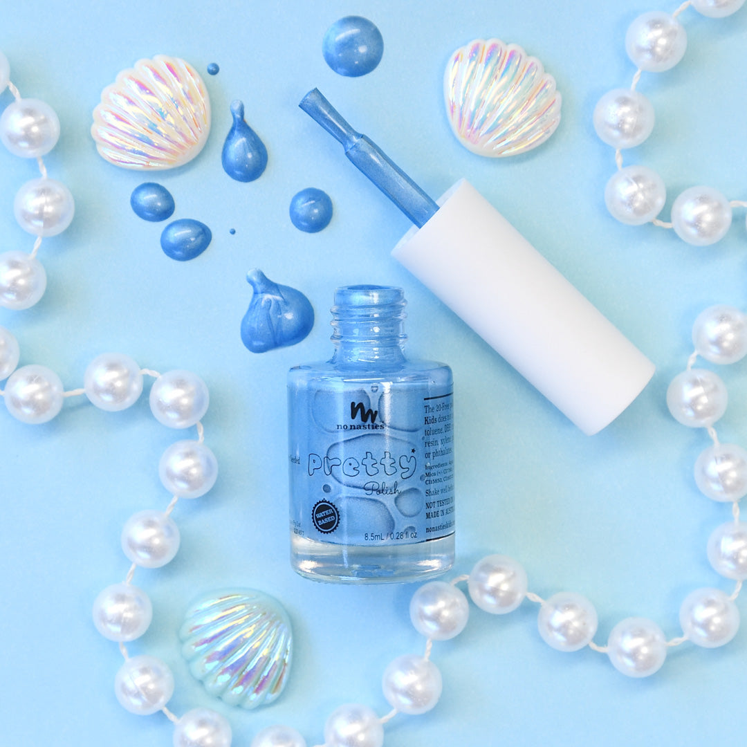 No Nasties | Mermaid Blue Water-Based Nail Polish