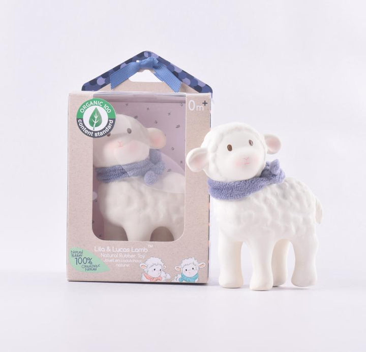 Lucas The Lamb Rubber Toy