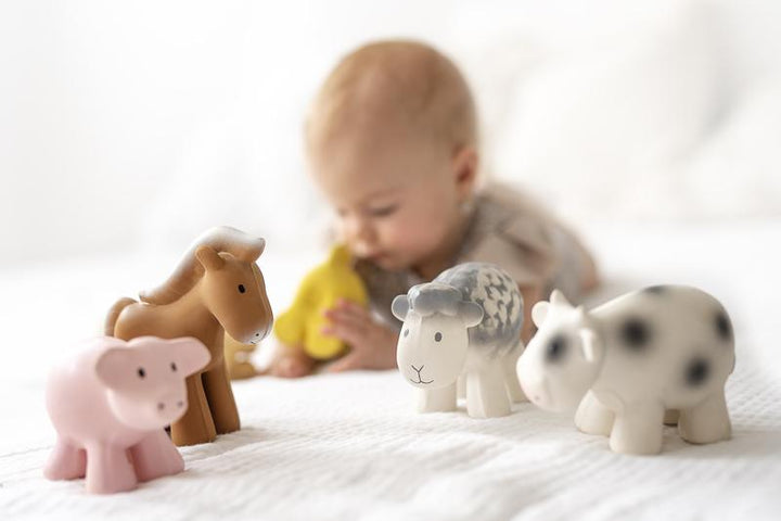 Tikiri Rubber Teether - Sheep