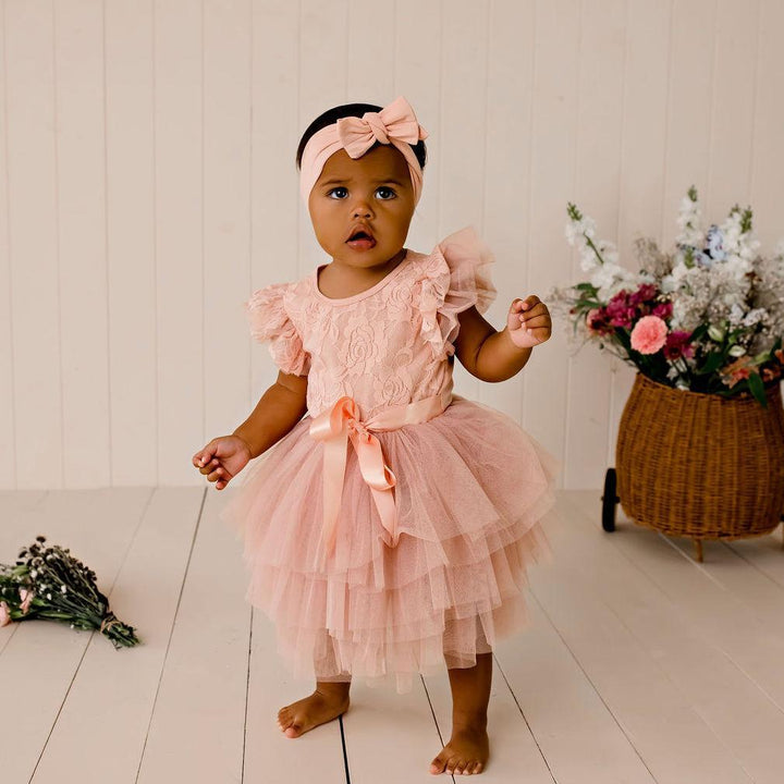 My First Lace Tutu - Tea Rose