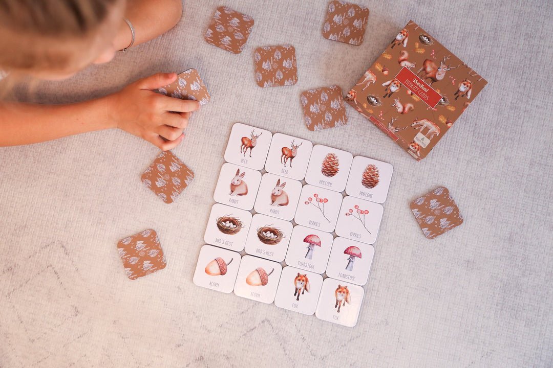 Woodland Memory Card Game - Tutu Irresistible Boutique