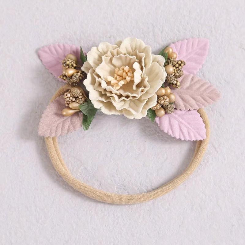 Luxe Petite Floral Headband - Avery