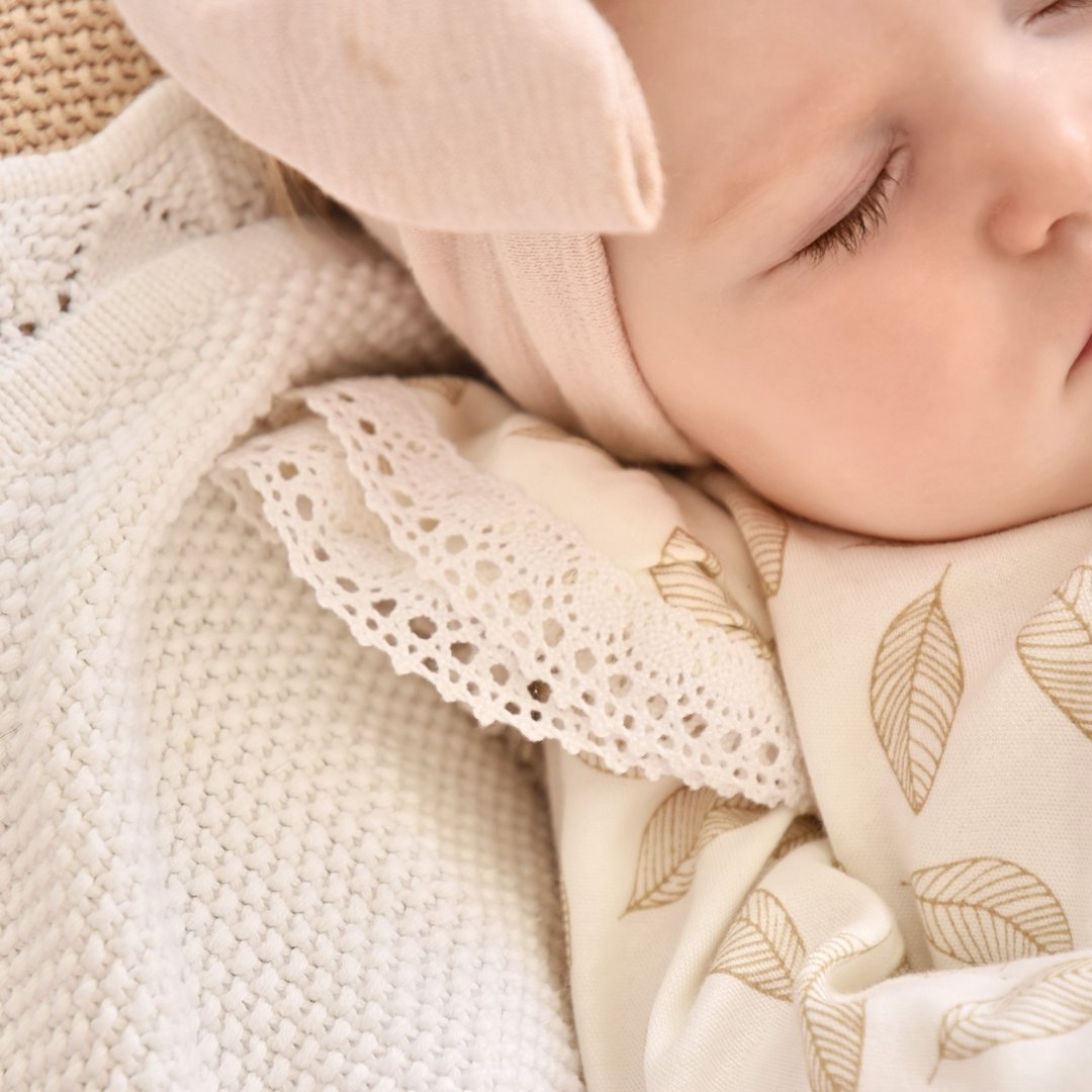 Aster & Oak | Leaf Drop Frill Onesie