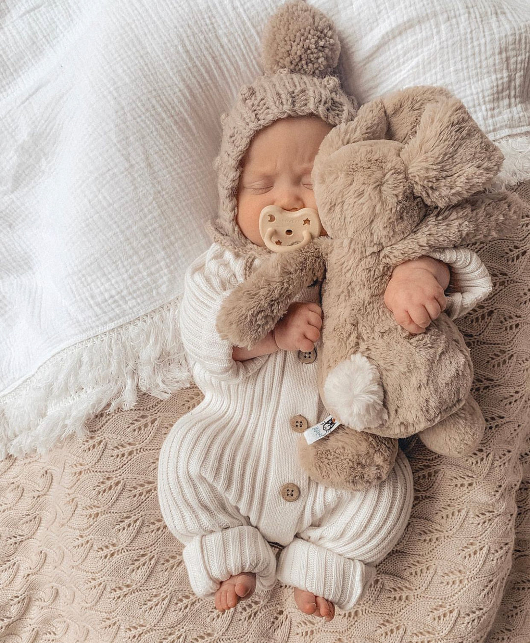Little-B's-Nursery-Ribbed-Baby-Romper-Milk