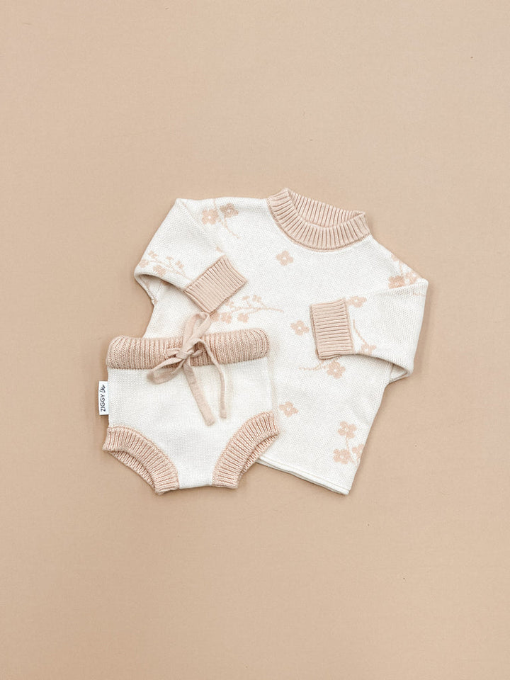 Ziggy Lou | Knitted Bloomers - Peach