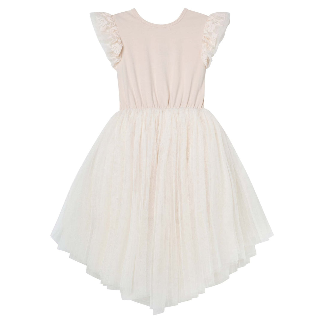 Libby Lace Tutu Dress - Beige - Tutu Irresistible Boutique