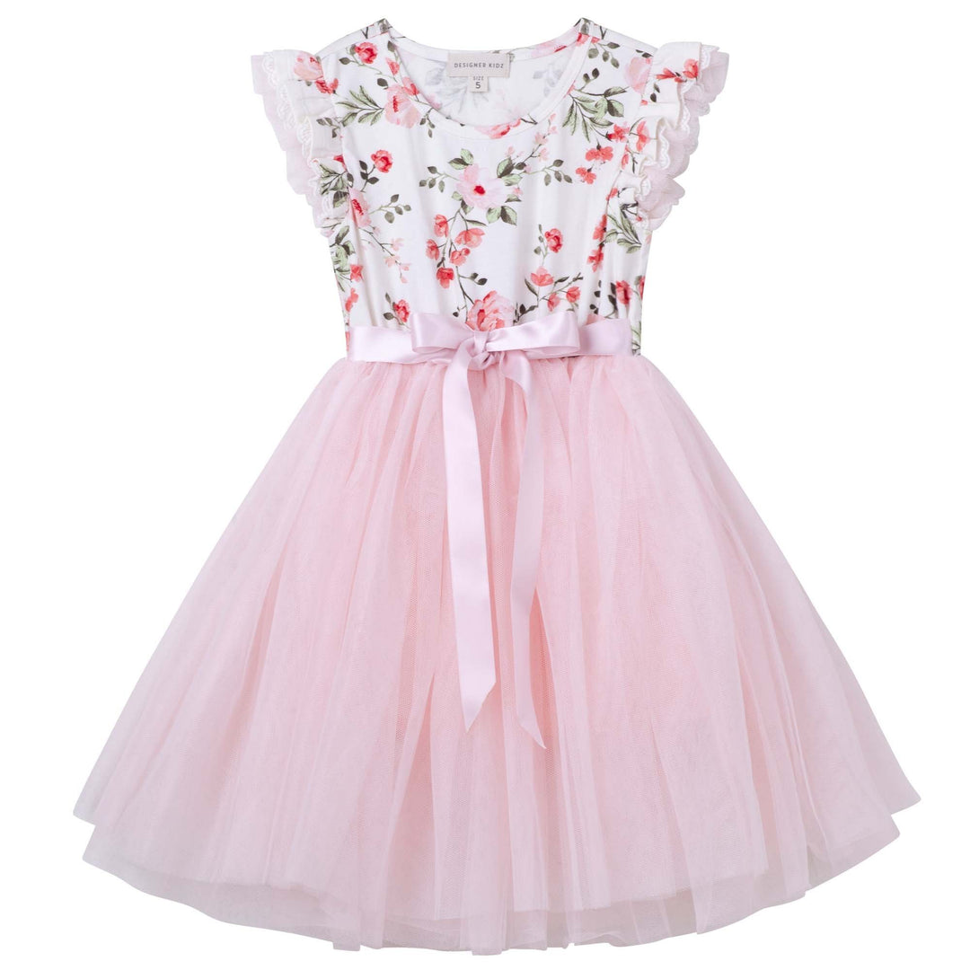 Designer-Kidz-Girls-Tutu-Dress-Penny-Floral-Flower-Girl-Tutu-Irresistible