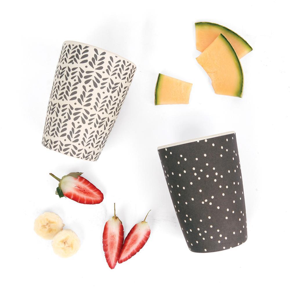 Bamboo 4pk Tumblers - Monochrome Mix - Tutu Irresistible Boutique