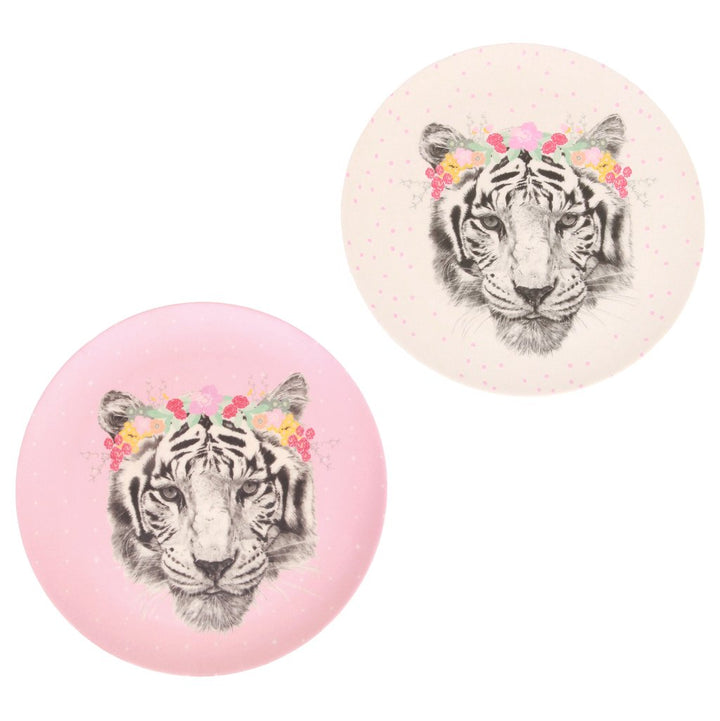 Large Plates 2pk - Tiger - Tutu Irresistible Boutique