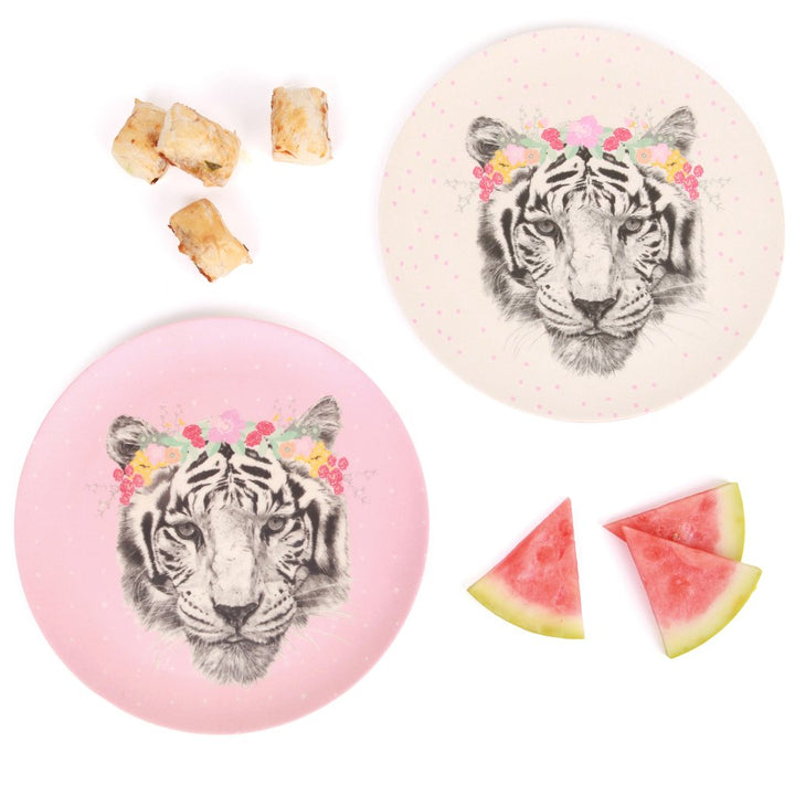 Large Plates 2pk - Tiger - Tutu Irresistible Boutique