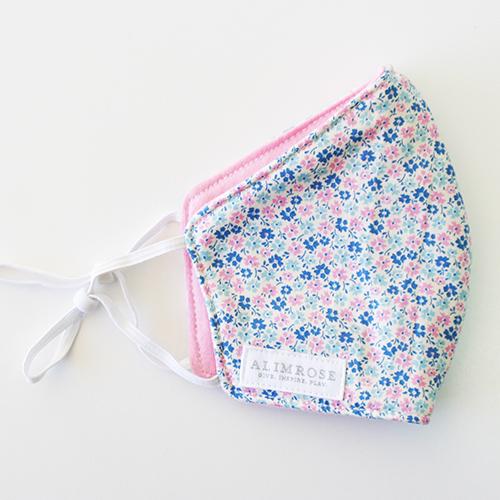 Alimrose Youth Face Mask - Blue Floral