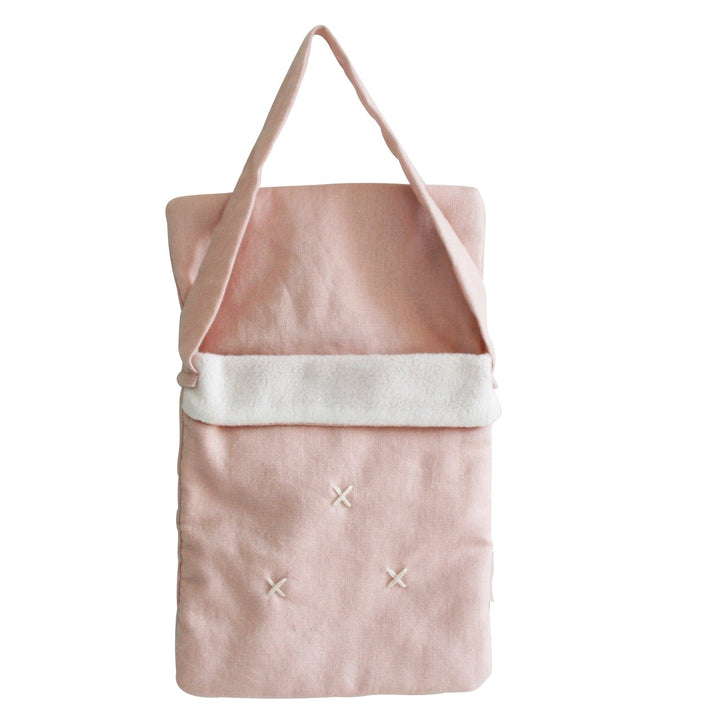 Baby Doll Carry Bag - Pink Linen - Tutu Irresistible Boutique