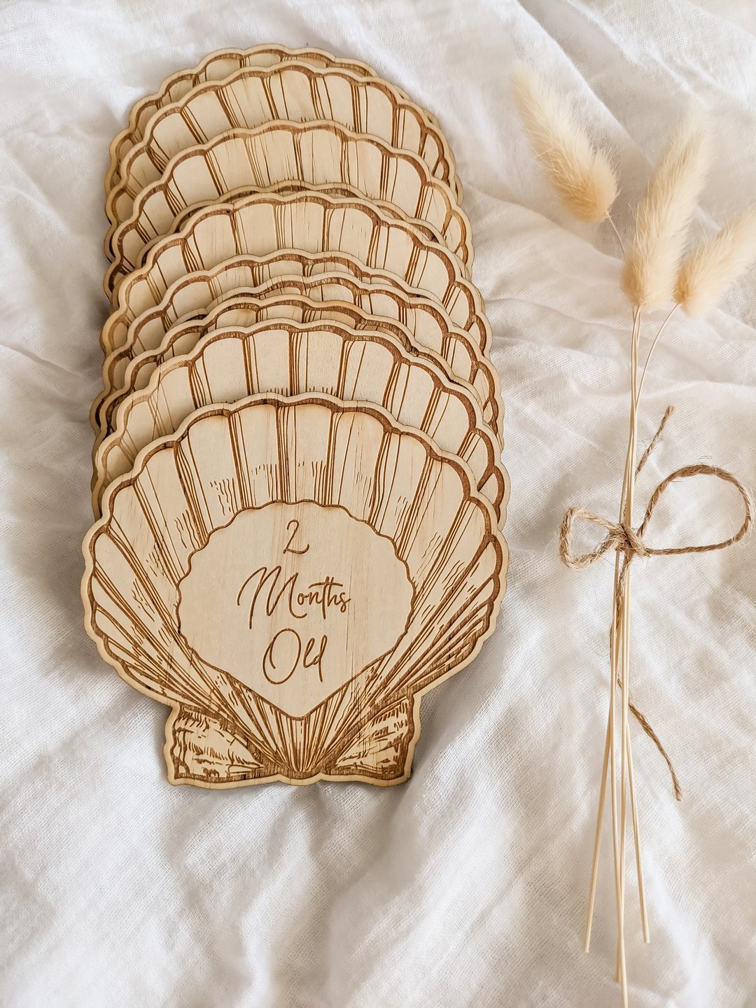 Wattle-Wildflower-Baby-Milestone-Cards-Shell-Tutu-Irresistible