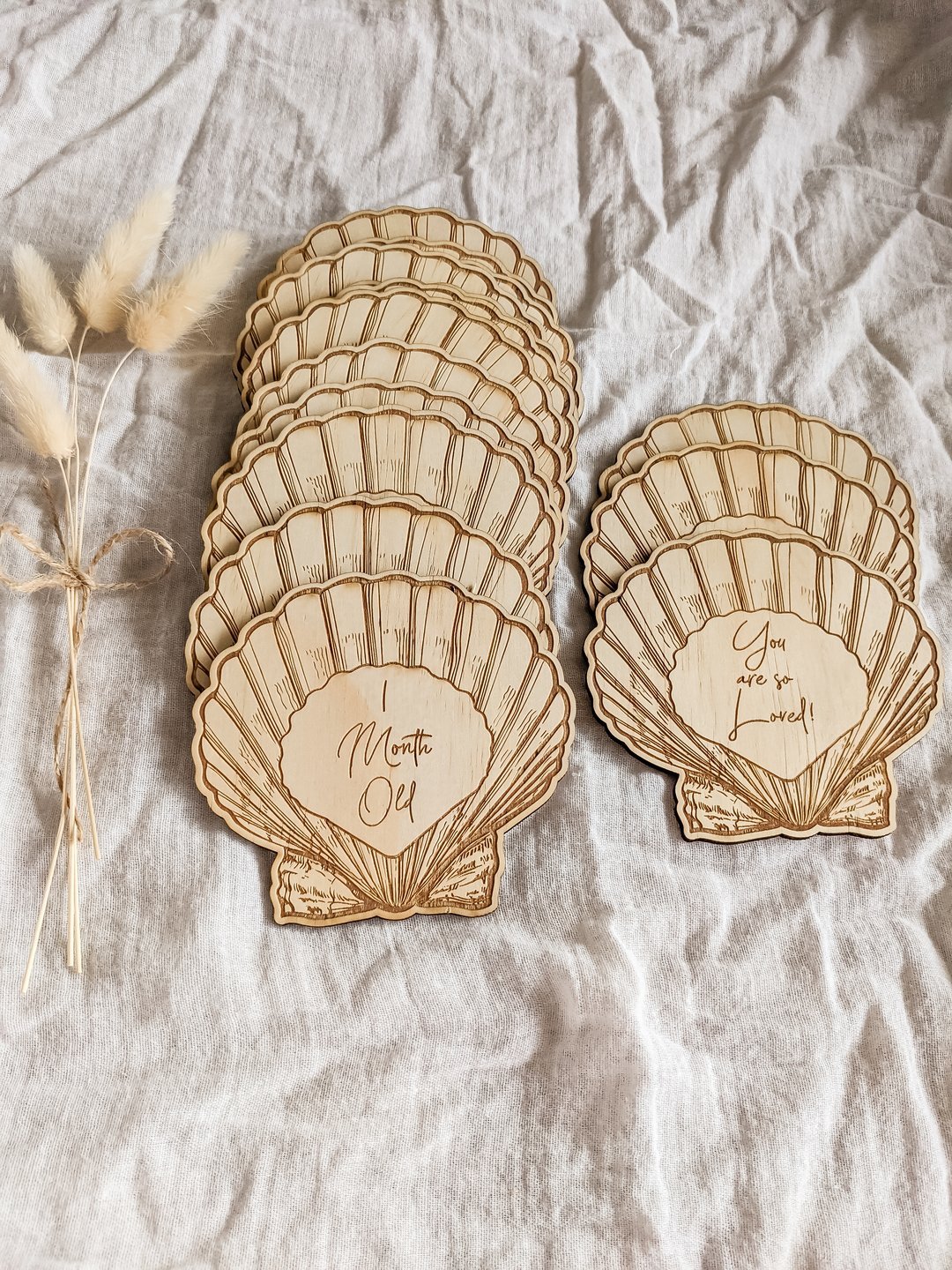 Wattle-Wildflower-Baby-Milestone-Cards-Shell-Tutu-Irresistible