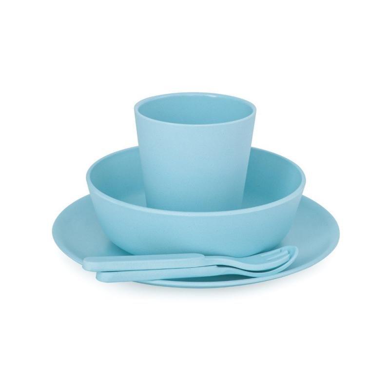 Bobo & Boo Bamboo Dinnerware Set - Pacific - Tutu Irresistible Boutique