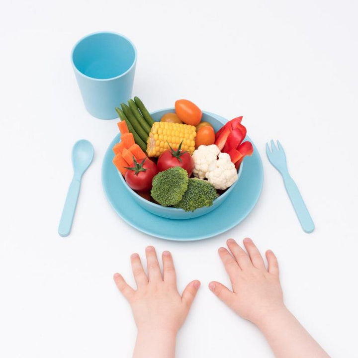 Bobo & Boo Bamboo Dinnerware Set - Pacific - Tutu Irresistible Boutique