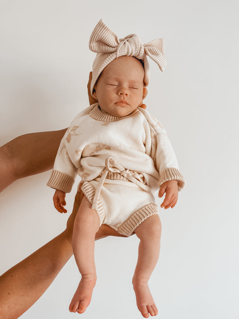 Ziggy Lou | Knitted Bloomers - Peach