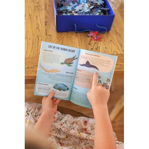 Sassi | Travel, Learn and Explore Puzzle and Book Set - The Sea