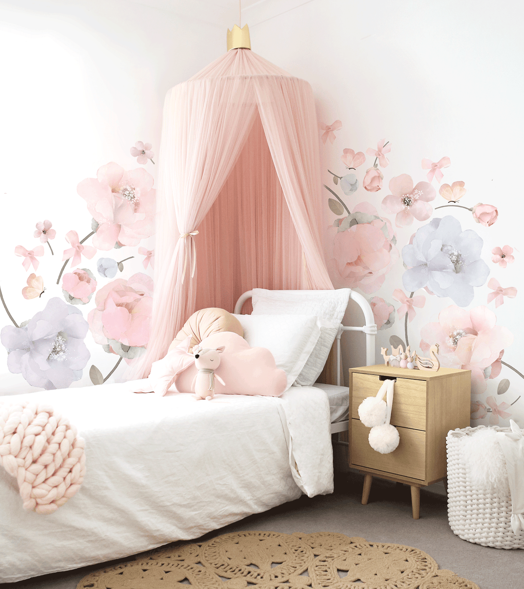 Girls bedroom discount wall stickers