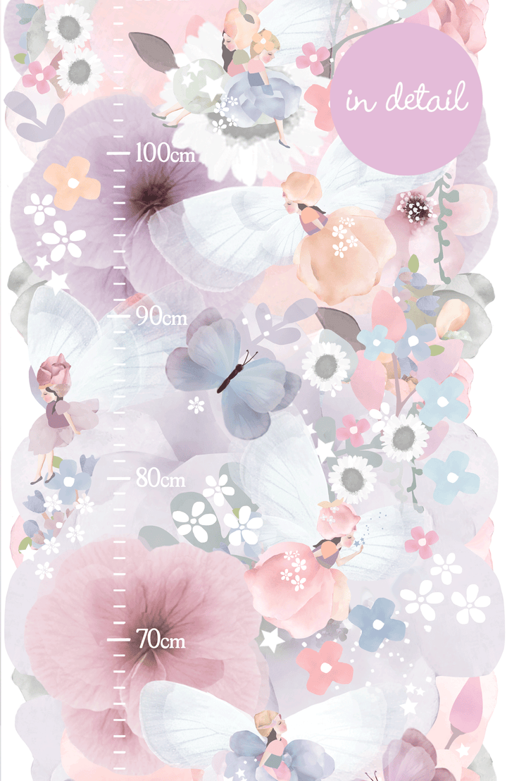 Schmooks | Fairy Garden Growth Chart Wall Sticker