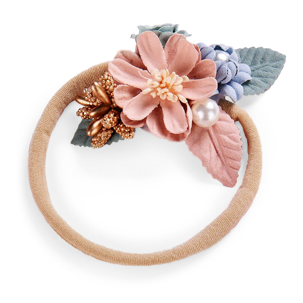Luxe Petite Floral Headband - Darla