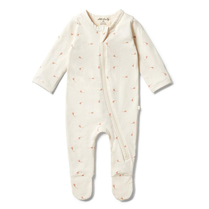 Wilson & Frenchy | Baby Organic Zipsuit - Little Blossom