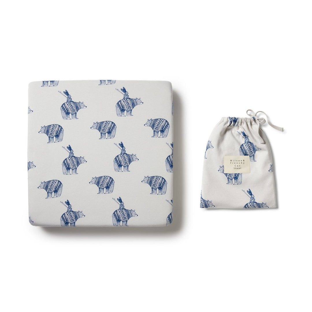 Wilson & Frenchy | Organic Baby Cot Sheet - Little Adventures