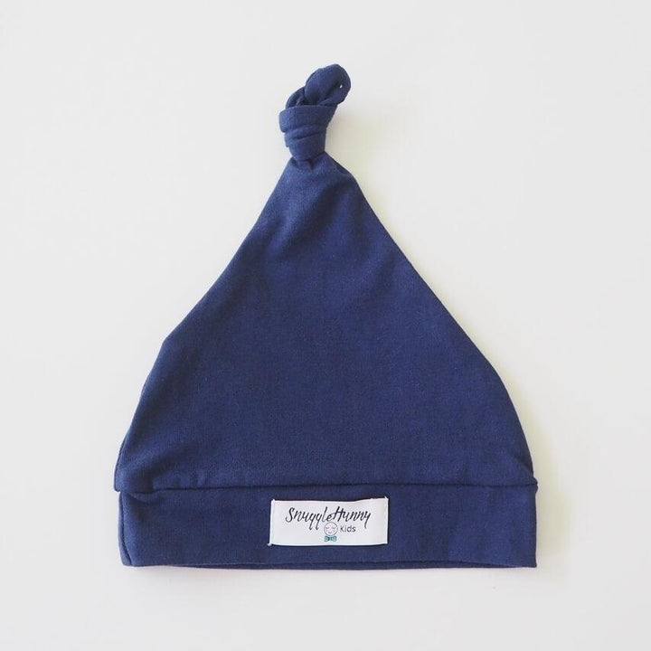 Knotted Beanie - Navy - Tutu Irresistible Boutique
