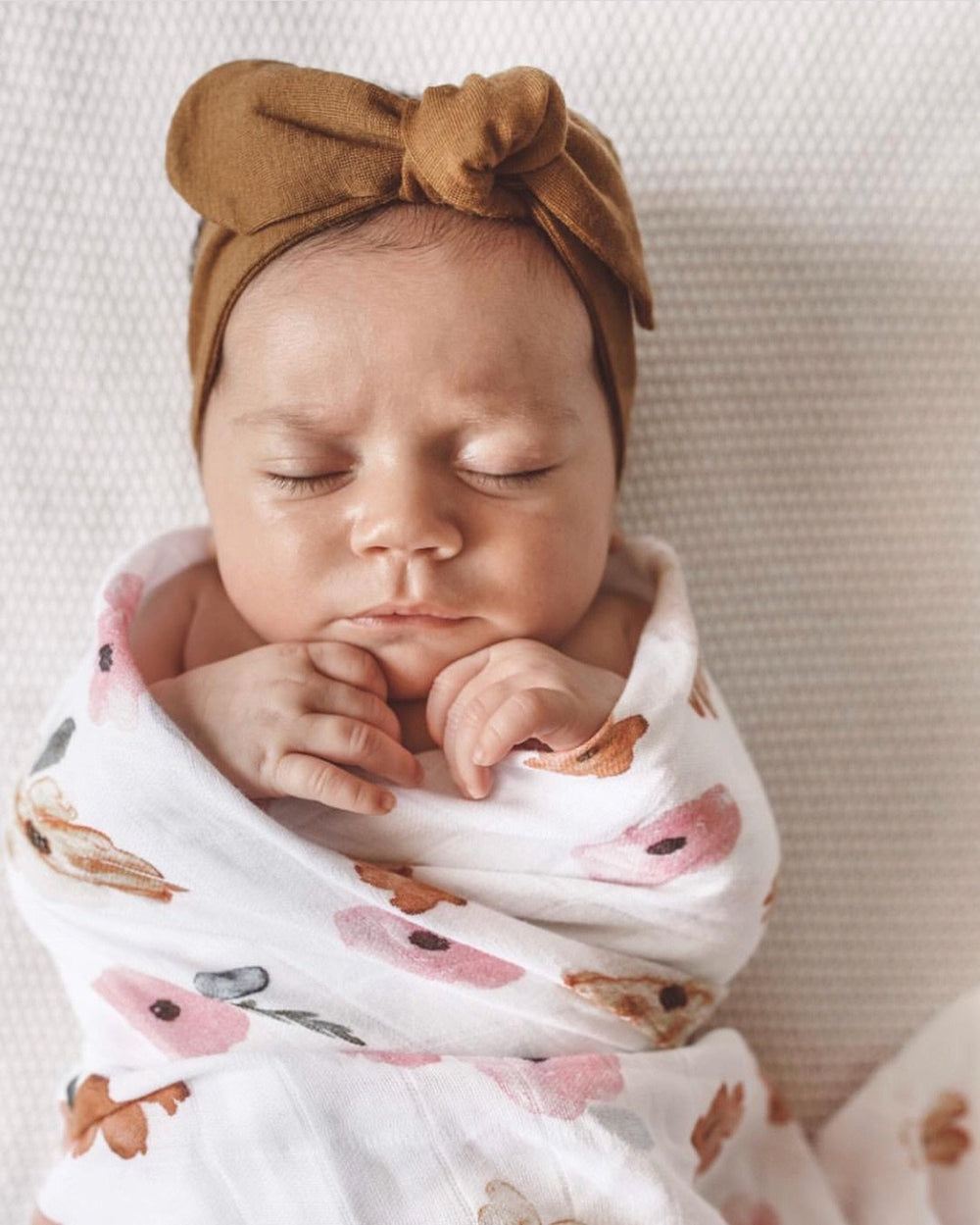 Organic Muslin Wrap - Poppy - Tutu Irresistible Boutique