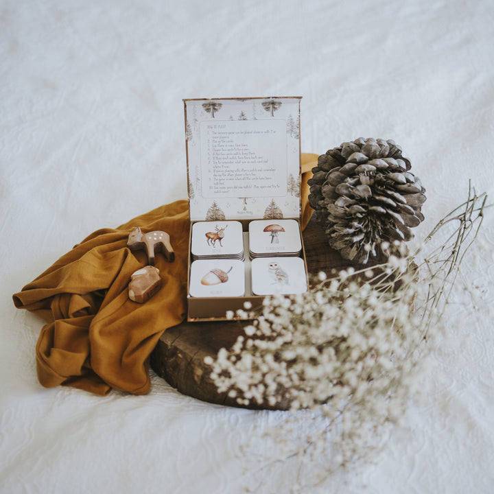 Woodland Memory Card Game - Tutu Irresistible Boutique