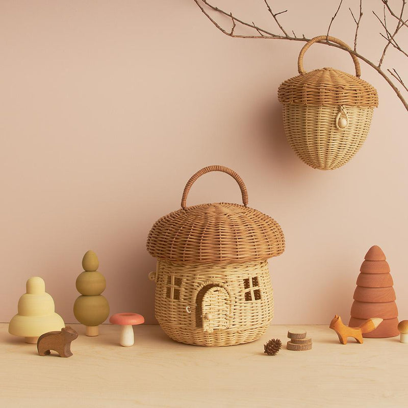 Olli Ella | Rattan Mushroom Basket