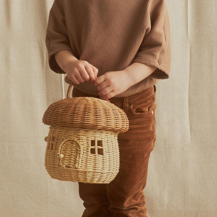 Olli Ella | Rattan Mushroom Basket